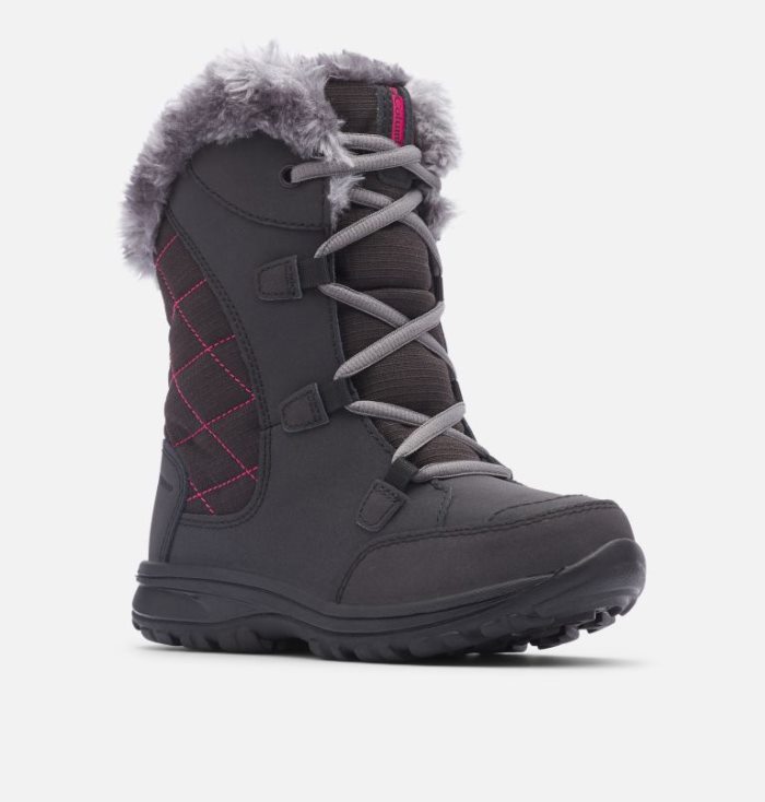 Botas Columbia Ice Maiden™ Renda II Boot Criança Pretas Portugal | 102446-7YY2