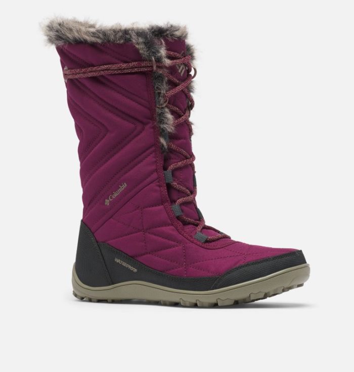 Botas Columbia Minx™ Medio III Boot Feminino Bordeaux Verde Oliva Portugal | 101050-V6ZV