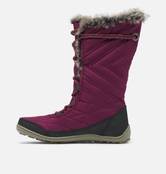 Botas Columbia Minx™ Medio III Boot Feminino Bordeaux Verde Oliva Portugal | 101050-V6ZV