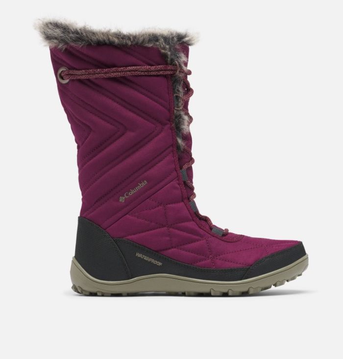 Botas Columbia Minx™ Medio III Boot Feminino Bordeaux Verde Oliva Portugal | 101050-V6ZV