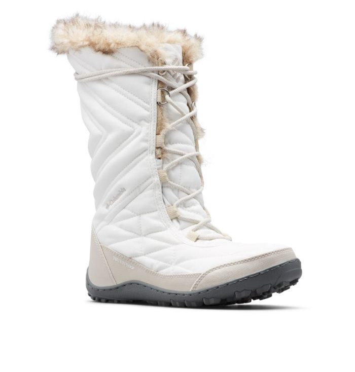 Botas Columbia Minx™ Medio III Boot Feminino Branco Cinzentas Escuro Portugal | 157681-RJ3F