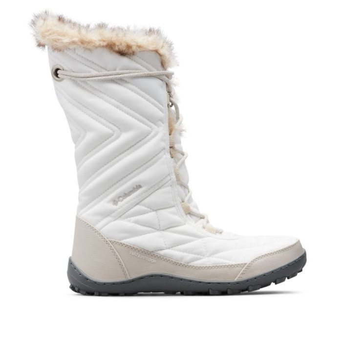 Botas Columbia Minx™ Medio III Boot Feminino Branco Cinzentas Escuro Portugal | 157681-RJ3F