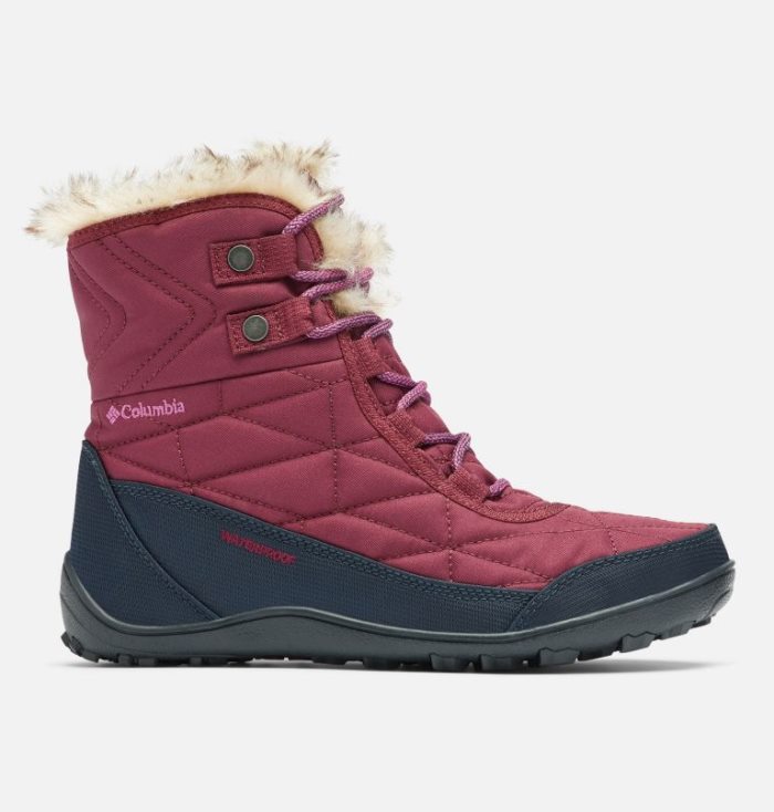 Botas Columbia Minx™ Shorty III Boot Feminino Bordeaux Roxo Portugal | 143927-L54Y