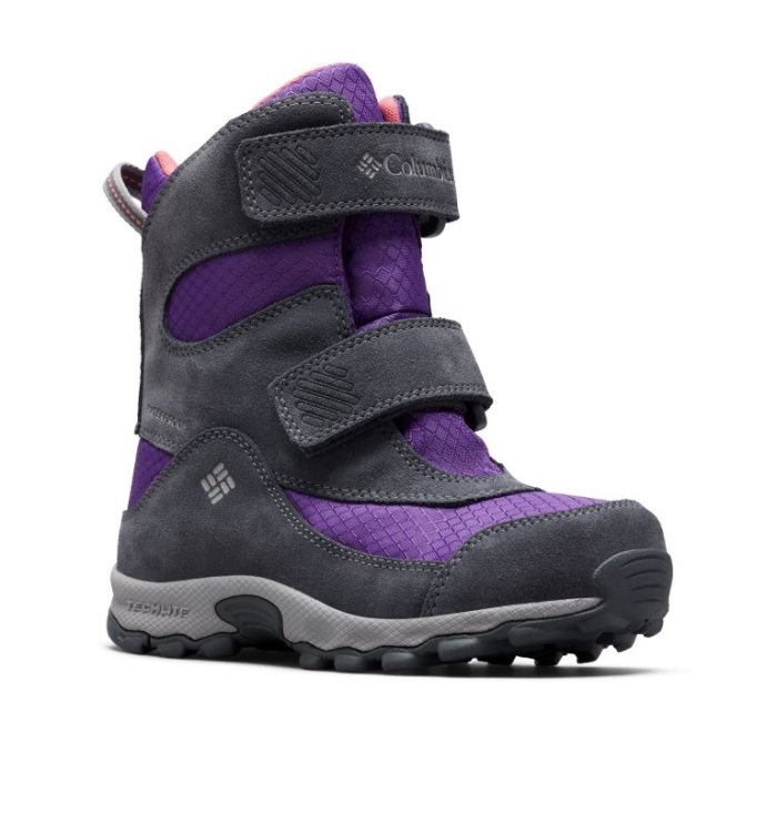 Botas Columbia Parkers Peak™ Boot Criança Roxo Pretas Portugal | 178509-4FRL