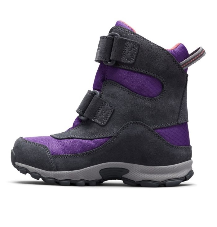 Botas Columbia Parkers Peak™ Boot Criança Roxo Pretas Portugal | 178509-4FRL