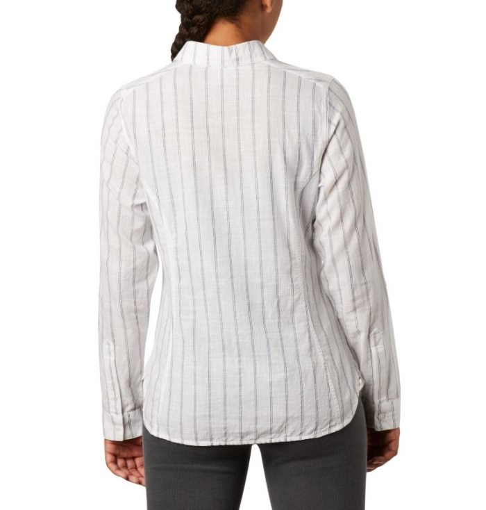 Camisas De Botões Columbia Camp Henry™ II Long Sleeve Shirt Feminino Branco Portugal | 167899-3QUO