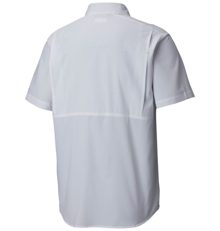 Camisas De Botões Columbia Silver Ridge Lite™ Curta Sleeve Shirt Masculino Branco Portugal | 130483-65J2