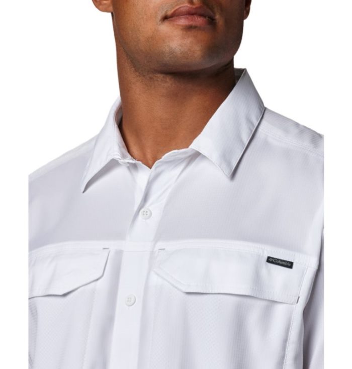 Camisas De Botões Columbia Silver Ridge Lite™ Curta Sleeve Shirt Masculino Branco Portugal | 130483-65J2