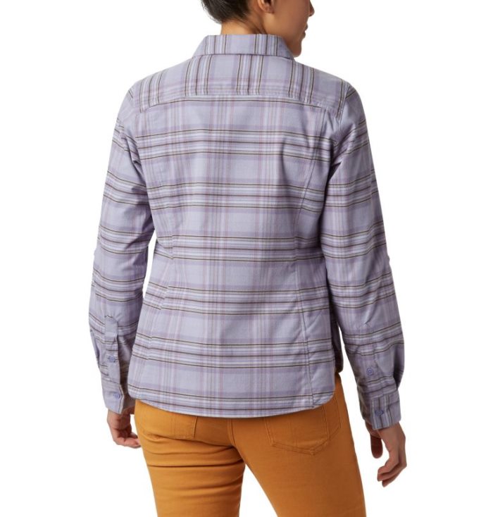 Camisas De Botões Columbia Silver Ridge™ Long Sleeve Flannel Top Feminino Roxo Portugal | 175952-EFAX