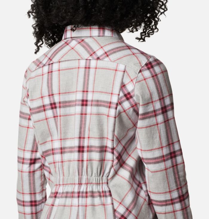 Camisas De Botões Columbia Sunday Summit™ Plaid Túnica Feminino Vermelhas Portugal | 110905-U9WZ