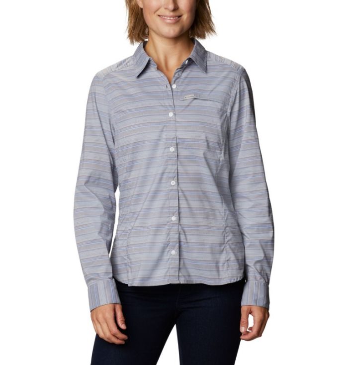 Camisas De Botões Columbia Willow Orchard™ Lite Long Sleeve Shirt Feminino Cinzentas Portugal | 137749-OT27