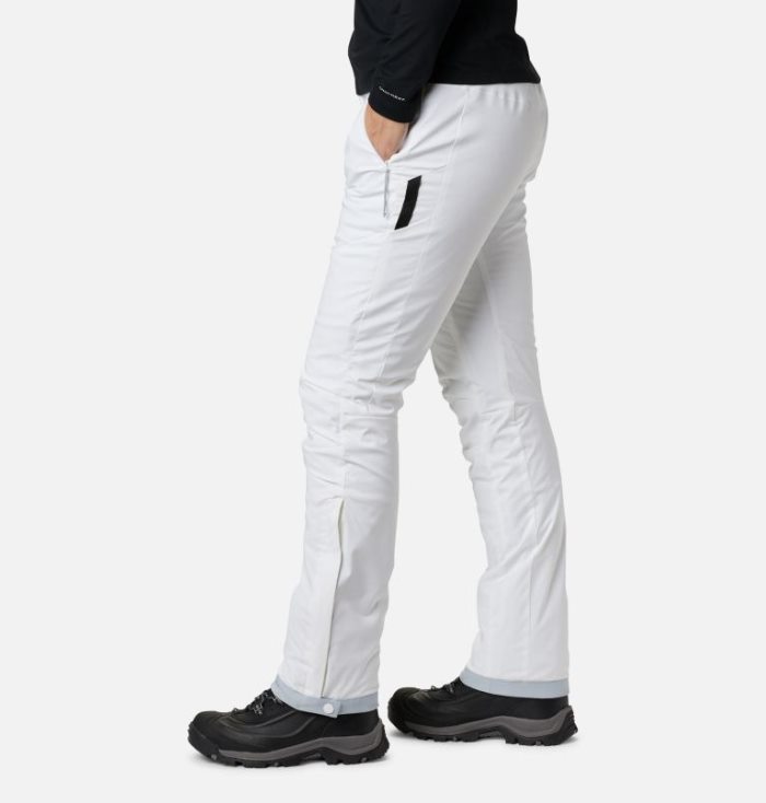 Calça De Esqui Columbia Backslope™ Insulated Pants Feminino Branco Portugal | 196970-0ZBR