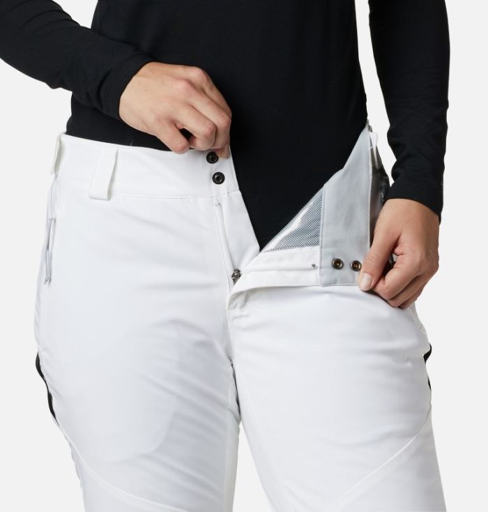 Calça De Esqui Columbia Backslope™ Insulated Pants Feminino Branco Portugal | 196970-0ZBR