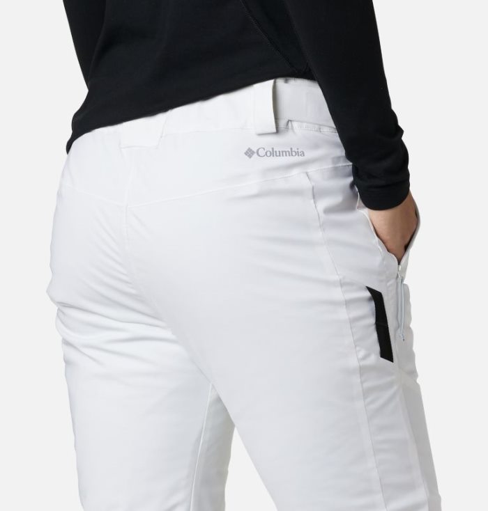 Calça De Esqui Columbia Backslope™ Insulated Pants Feminino Branco Portugal | 196970-0ZBR