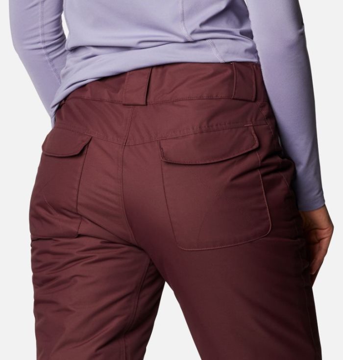 Calça De Esqui Columbia Bugaboo™ Omni-Heat Insulated Snow Pants Feminino Vermelhas Escuro Portugal | 194279-FF40