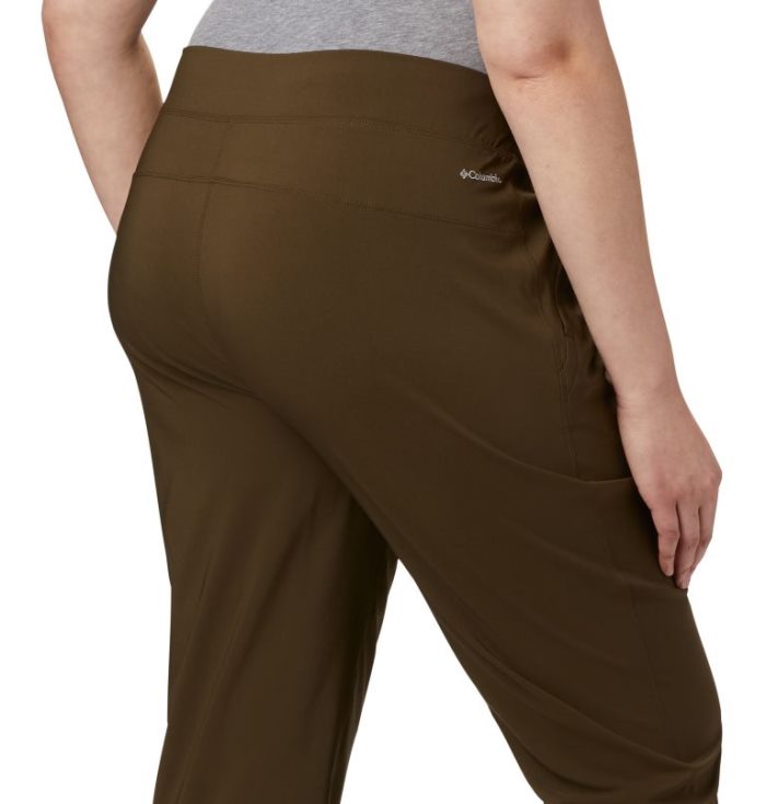 Calças Columbia Back Beauty™ II Slim Pants Feminino Verde Oliva Verdes Portugal | 136974-G3F5