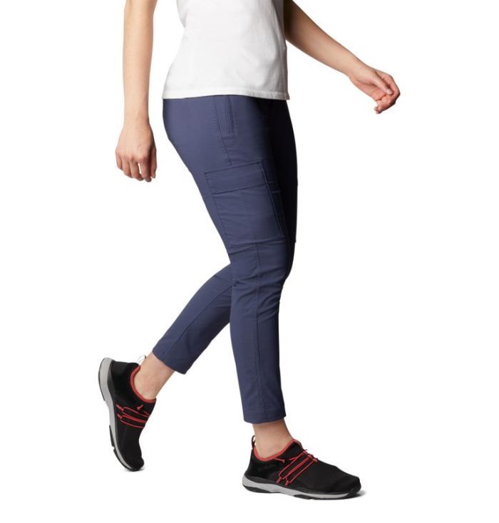 Calças Columbia Firwood™ Cargo Pants Feminino Azuis Escuro Portugal | 176677-ERJR