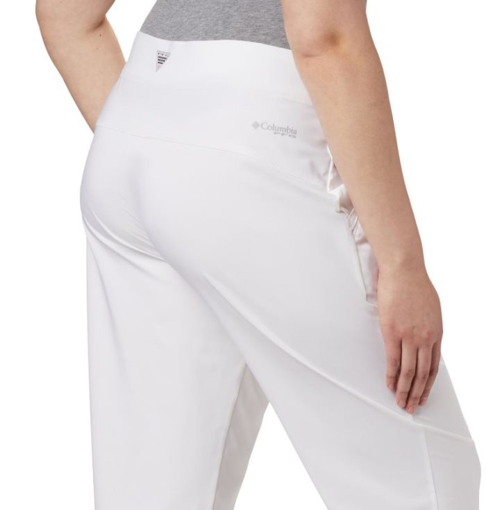 Calças Columbia PFG Slack Agua™ Woven Pants Feminino Branco Portugal | 133573-M18K