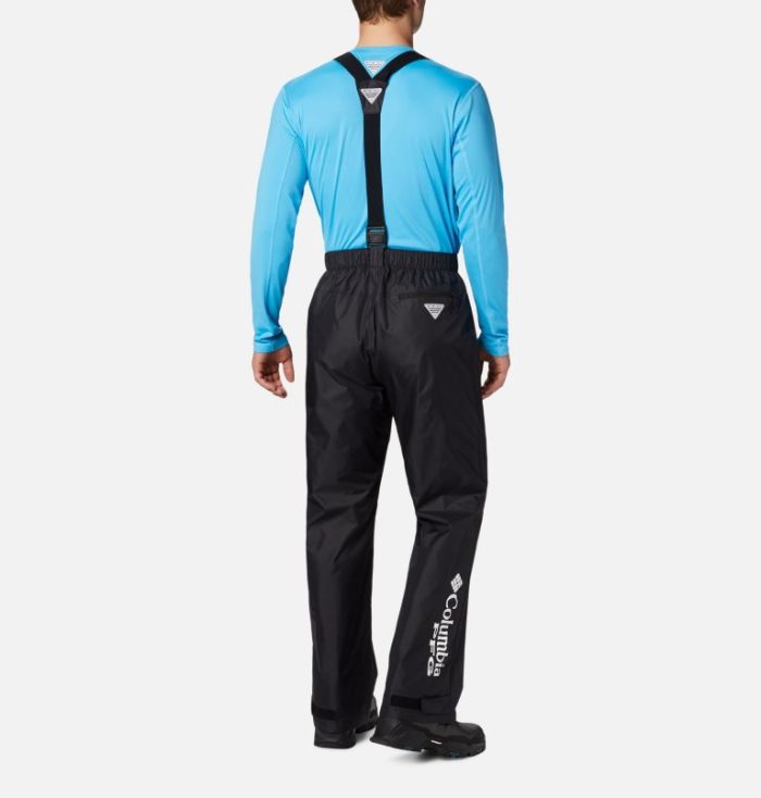 Calças Columbia PFG Storm™ Bib Pants Masculino Pretas Portugal | 126090-QWL7