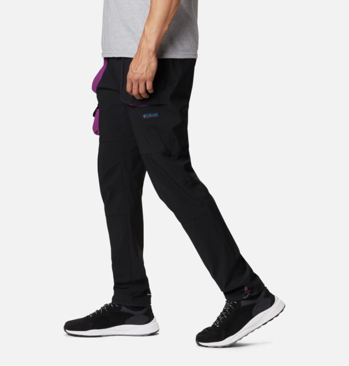 Calças Columbia Powder Keg™ Stretch Cargo Pants Masculino Pretas Roxo Portugal | 117298-ILN8