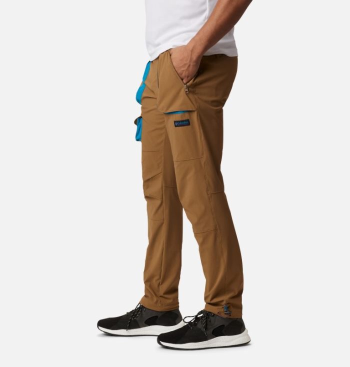 Calças Columbia Powder Keg™ Stretch Cargo Pants Masculino Marrom Azuis Portugal | 183835-QPAC