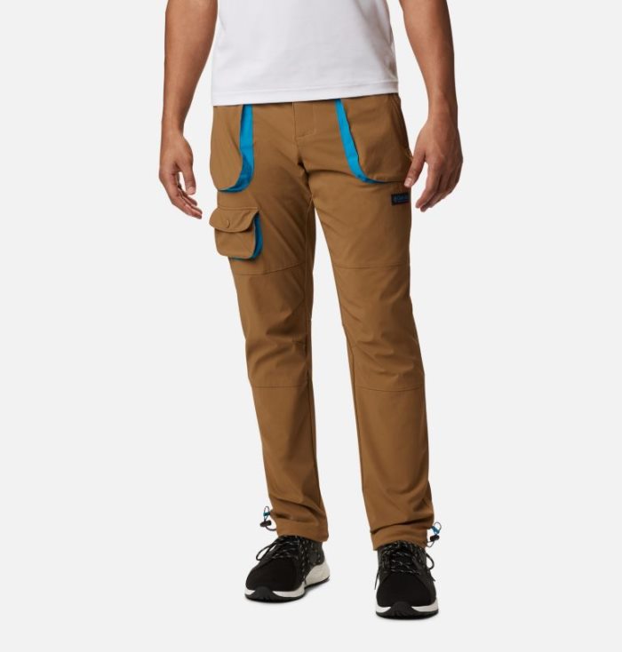 Calças Columbia Powder Keg™ Stretch Cargo Pants Masculino Marrom Azuis Portugal | 183835-QPAC