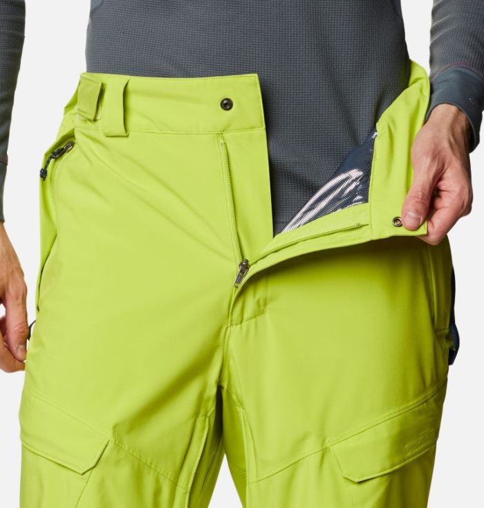 Calças Columbia Powder Stash™ Pants Masculino Verdes Amarelas Portugal | 146386-A95W