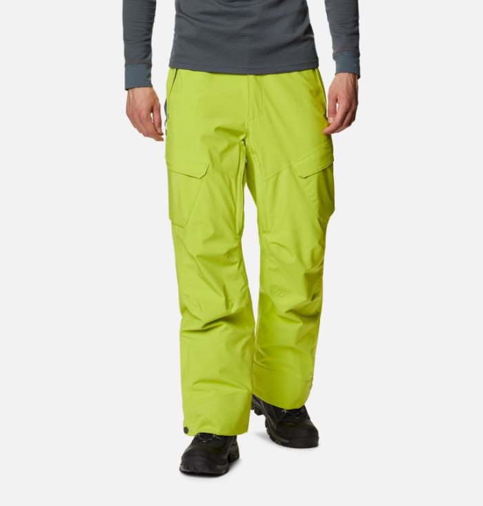 Calças Columbia Powder Stash™ Pants Masculino Verdes Amarelas Portugal | 146386-A95W