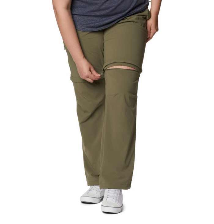 Calças Columbia Saturday Trilha™ II Convertible Pants Feminino Verdes Portugal | 116399-6Q0F