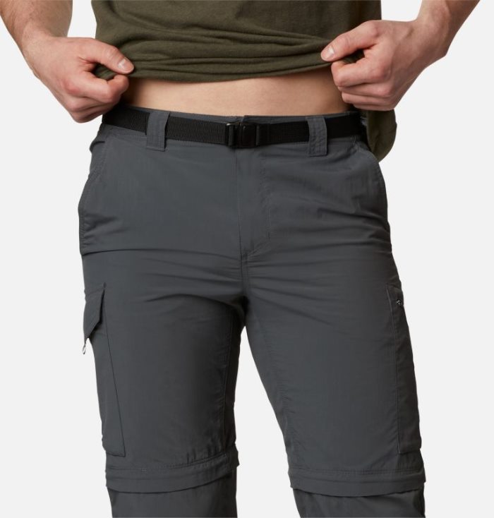 Calças Columbia Silver Ridge™ Convertible Pants Masculino Cinzentas Escuro Portugal | 133893-FLG2