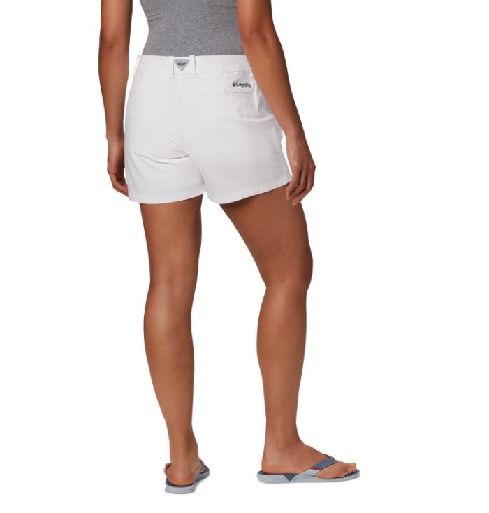 Calções Columbia Bonehead™ Stretch Shorts Feminino Branco Portugal | 166140-YYUD