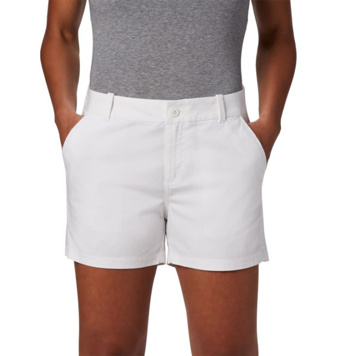 Calções Columbia Bonehead™ Stretch Shorts Feminino Branco Portugal | 166140-YYUD