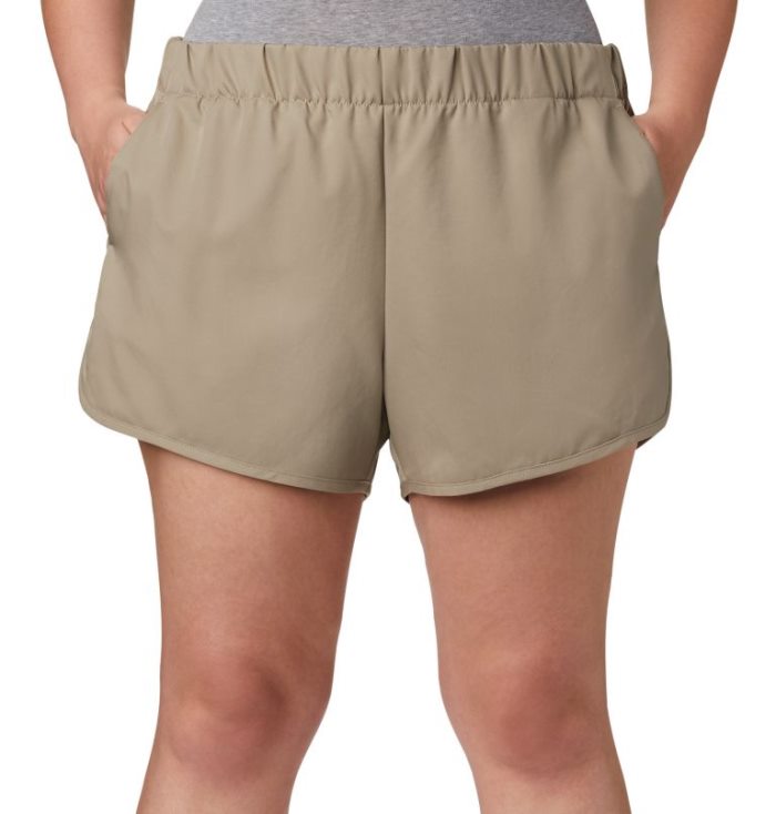 Calções Columbia Chill River™ Shorts Feminino Caqui Portugal | 114765-9BZV