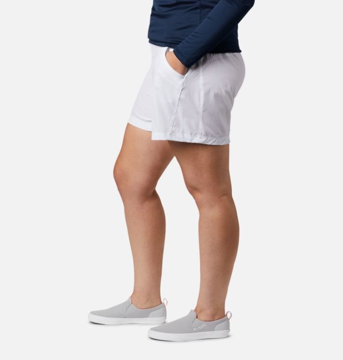 Calções Columbia Coral Point™ III Shorts Feminino Branco Portugal | 171331-VCC1