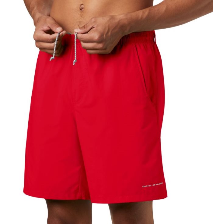 Calções Columbia PFG Backcast III™ Agua Shorts Masculino Vermelhas Portugal | 100293-MVNS