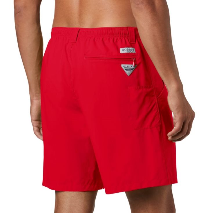 Calções Columbia PFG Backcast III™ Agua Shorts Masculino Vermelhas Portugal | 100293-MVNS