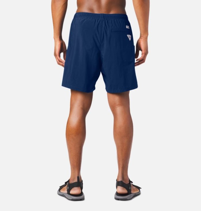 Calções Columbia PFG Backcast III™ Agua Shorts Masculino Azul Marinho Portugal | 162493-0MVG