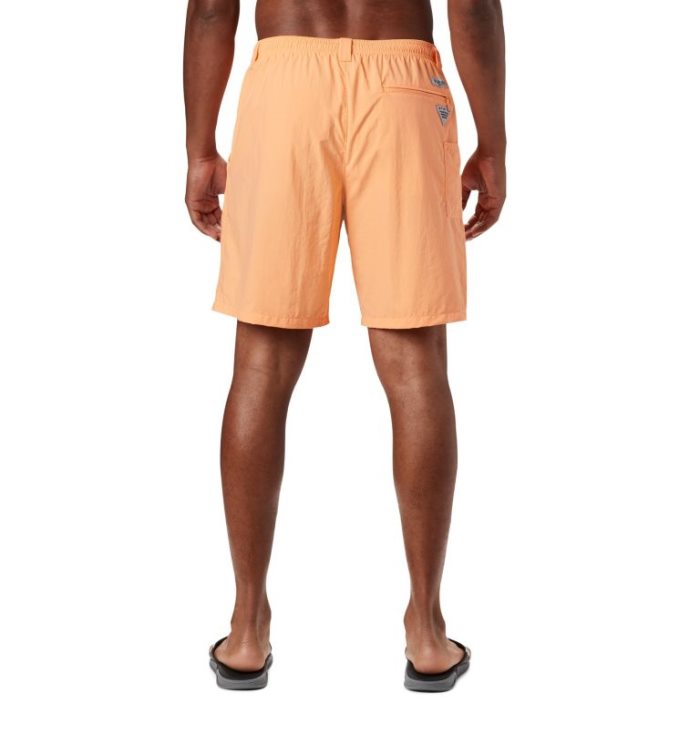 Calções Columbia PFG Backcast III™ Agua Shorts Masculino Luz Laranja Portugal | 185328-N4PZ