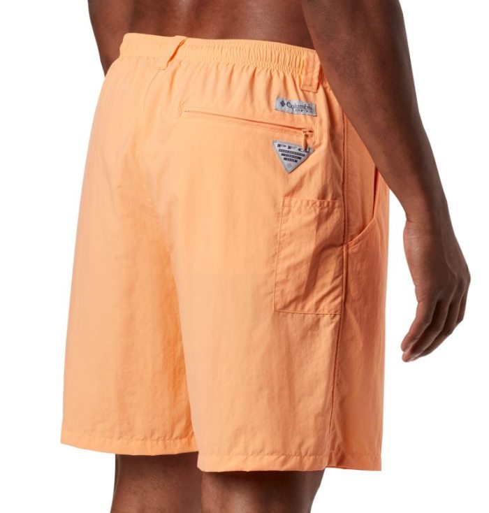 Calções Columbia PFG Backcast III™ Agua Shorts Masculino Luz Laranja Portugal | 185328-N4PZ