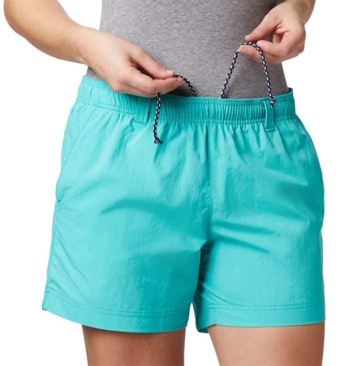 Calções Columbia PFG Backcast™ Agua Shorts Feminino Turquesa Portugal | 116570-1YD6