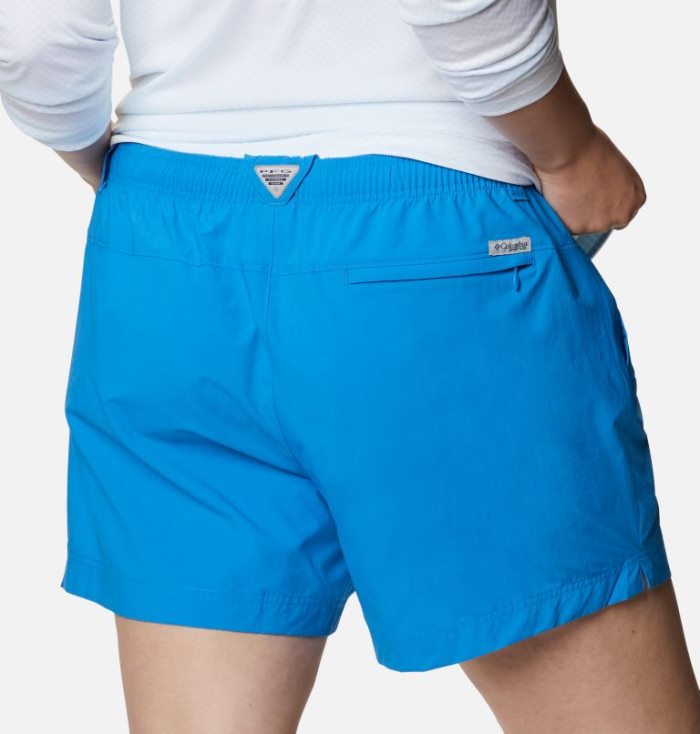 Calções Columbia PFG Backcast™ Agua Shorts Feminino Azuis Escuro Portugal | 117339-V678