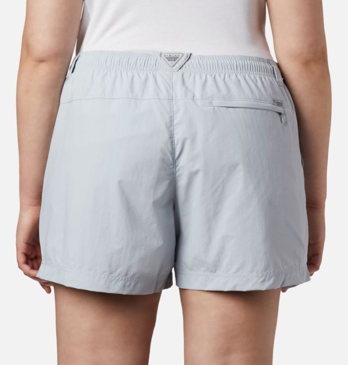 Calções Columbia PFG Backcast™ Agua Shorts Feminino Luz Cinzentas Portugal | 122476-T378