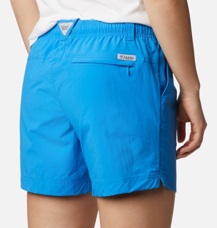 Calções Columbia PFG Backcast™ Agua Shorts Feminino Azuis Escuro Portugal | 169909-IA7S