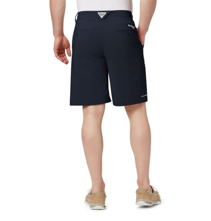 Calções Columbia PFG Grander Marlin™ II Offshore Shorts Masculino Azul Marinho Portugal | 121100-DSL9