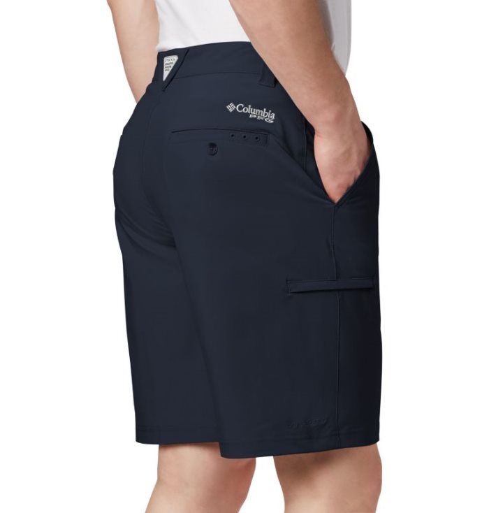 Calções Columbia PFG Grander Marlin™ II Offshore Shorts Masculino Azul Marinho Portugal | 121100-DSL9