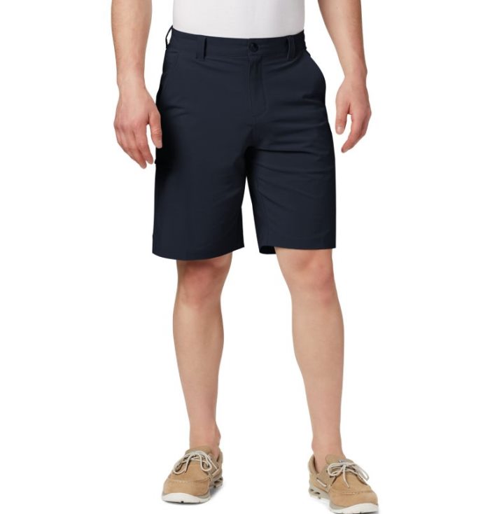 Calções Columbia PFG Grander Marlin™ II Offshore Shorts Masculino Azul Marinho Portugal | 121100-DSL9