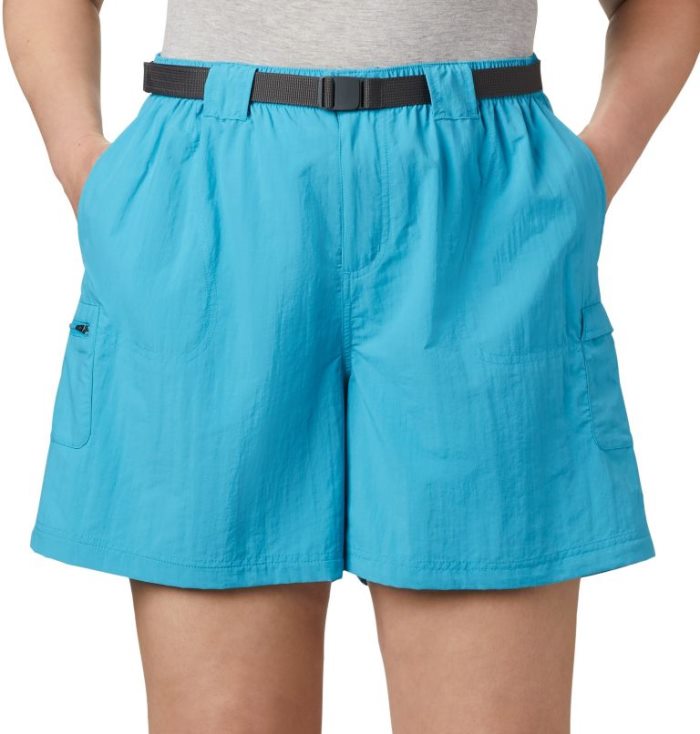 Calções Columbia Sandy River™ Cargo Shorts Feminino Azuis Escuro Portugal | 107524-6ARG