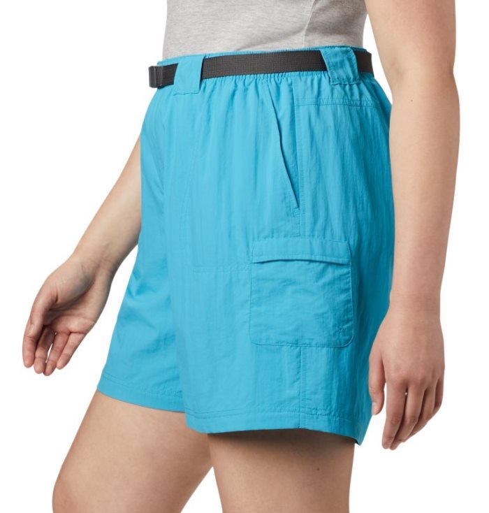 Calções Columbia Sandy River™ Cargo Shorts Feminino Azuis Escuro Portugal | 107524-6ARG