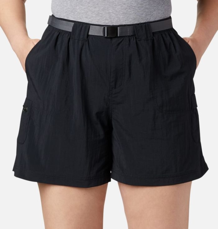 Calções Columbia Sandy River™ Cargo Shorts Feminino Pretas Portugal | 162692-TDY9