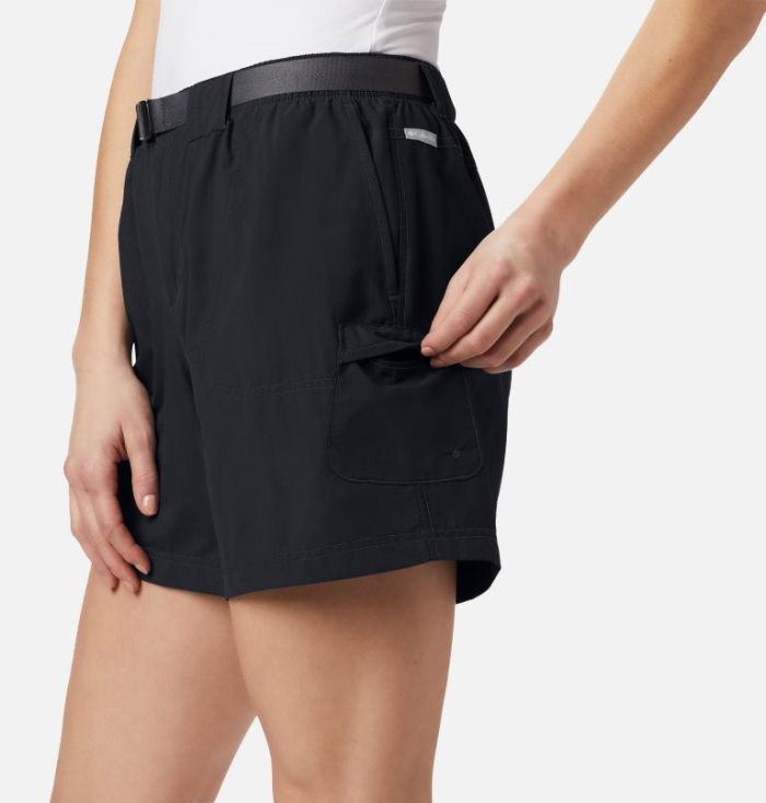 Calções Columbia Sandy River™ Cargo Shorts Feminino Pretas Portugal | 180733-AMA1